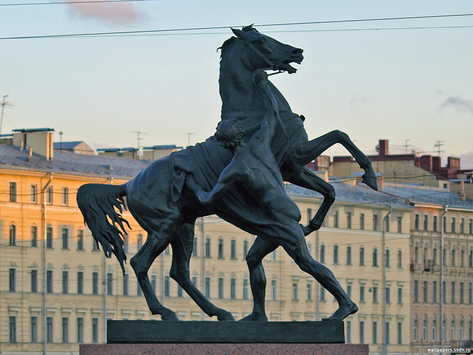 аничков мост кони в санкт петербурге